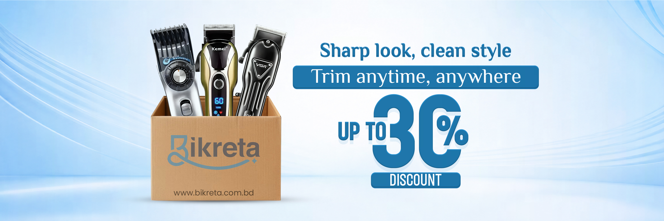Professional Hair Clippers & Beard Trimmers Online | Bikreta