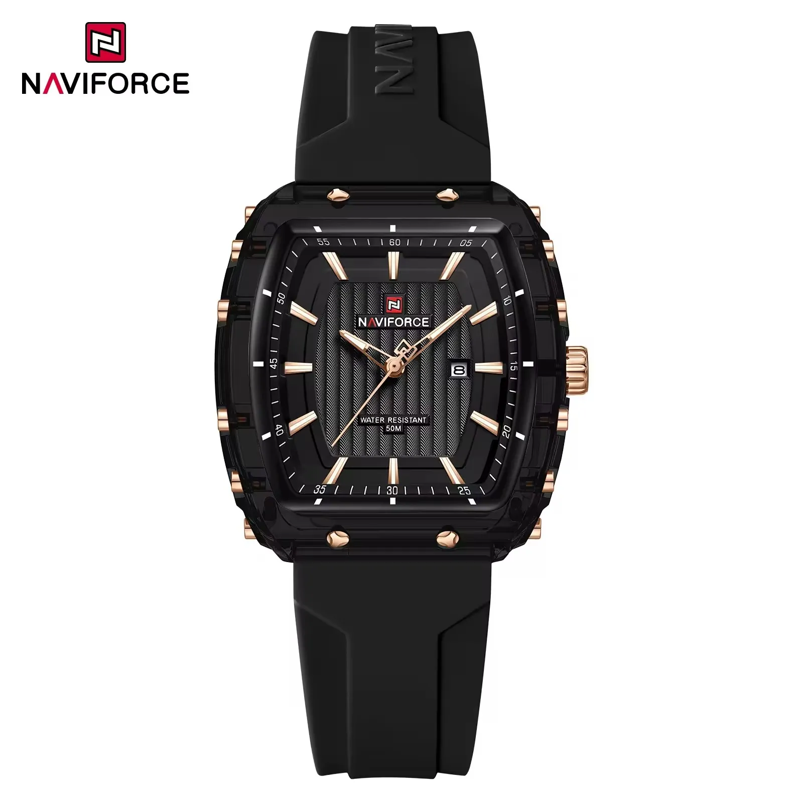 Naviforce 7124 For Women - Rose Black