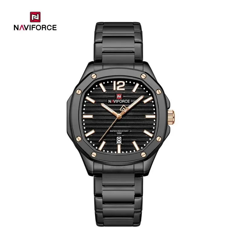 Naviforce 9243 For Men - Black