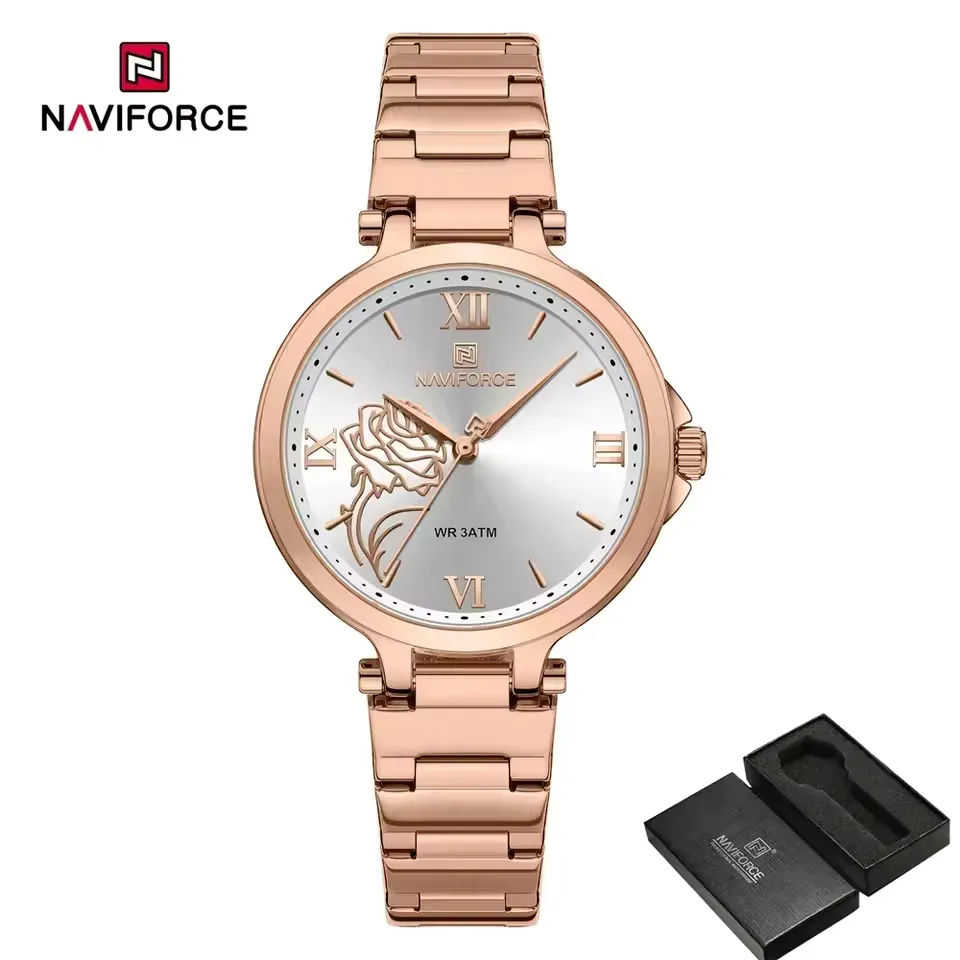 Naviforce 5060 For Women - Rose White