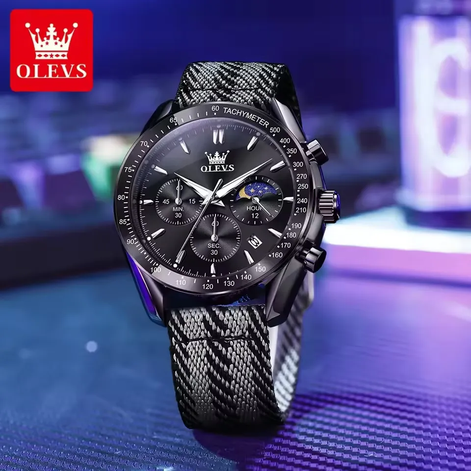 Olevs 3630 For Men - Black