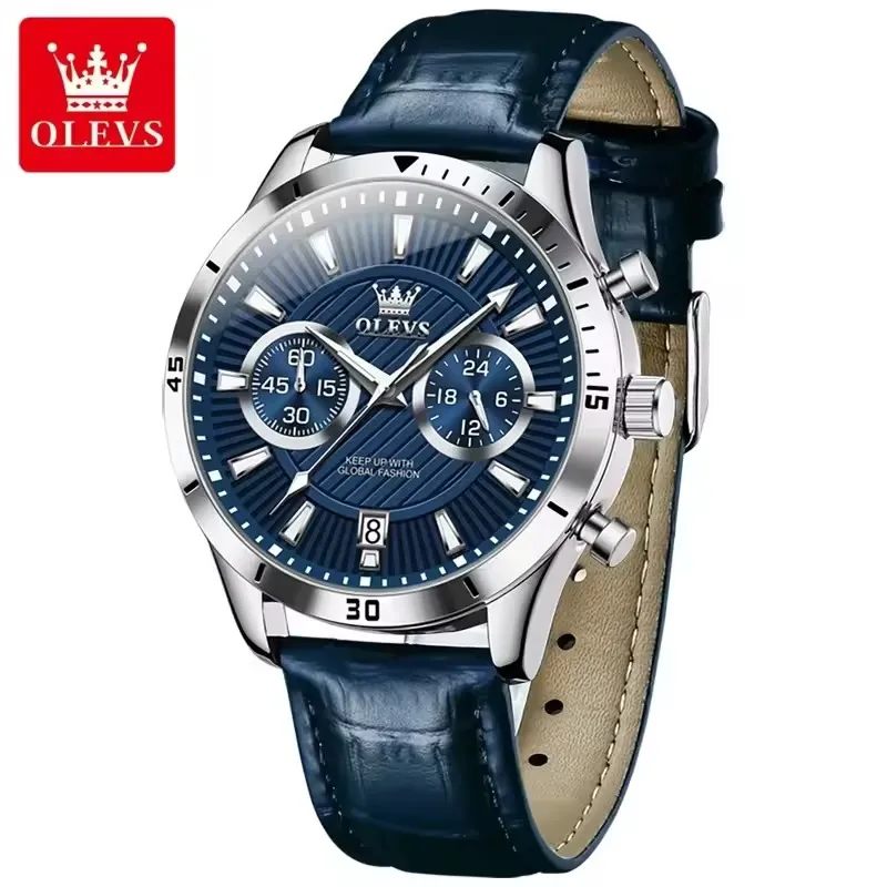 Olevs 2921L For Men - Blue