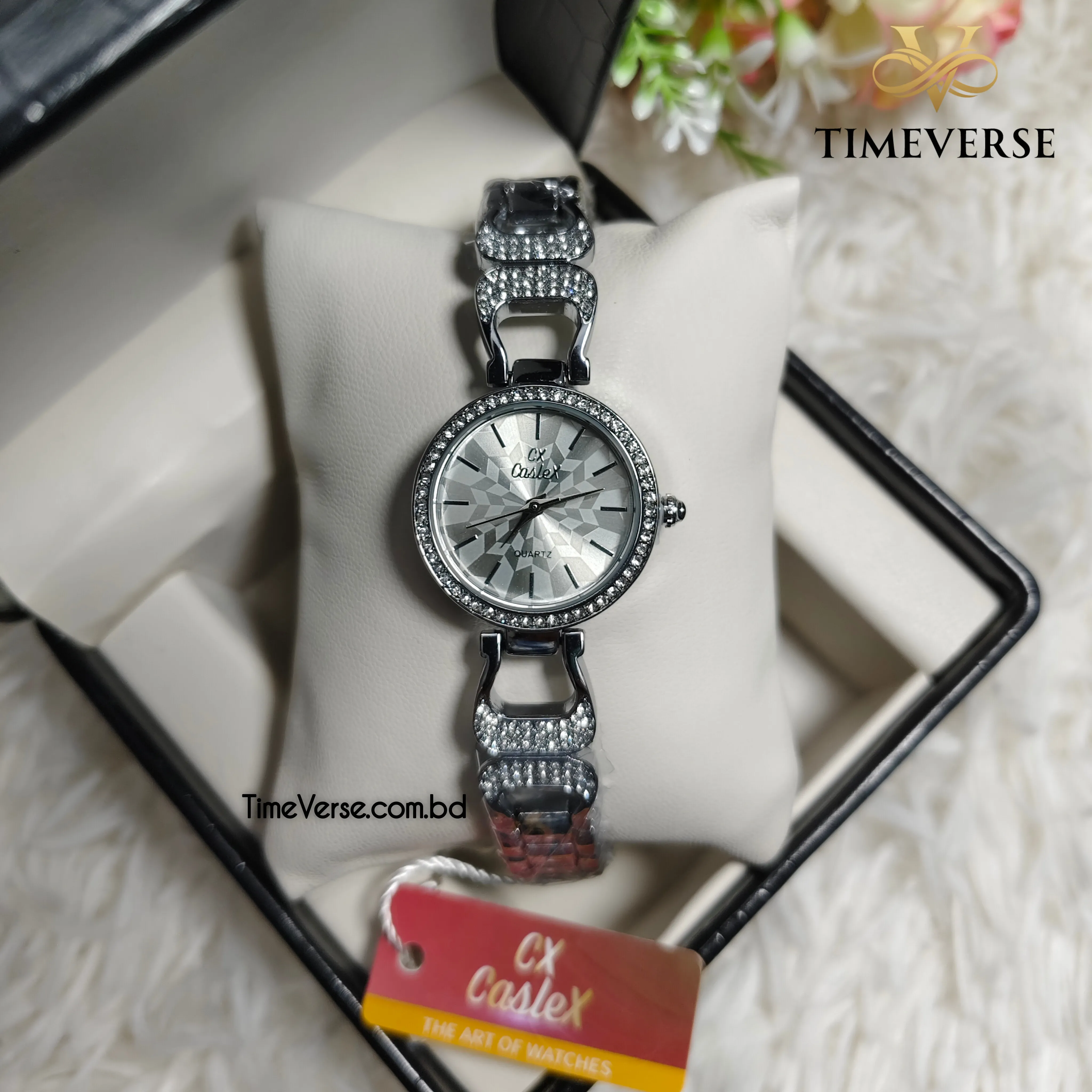 Caslex 342 Ladies Watch - Silver 