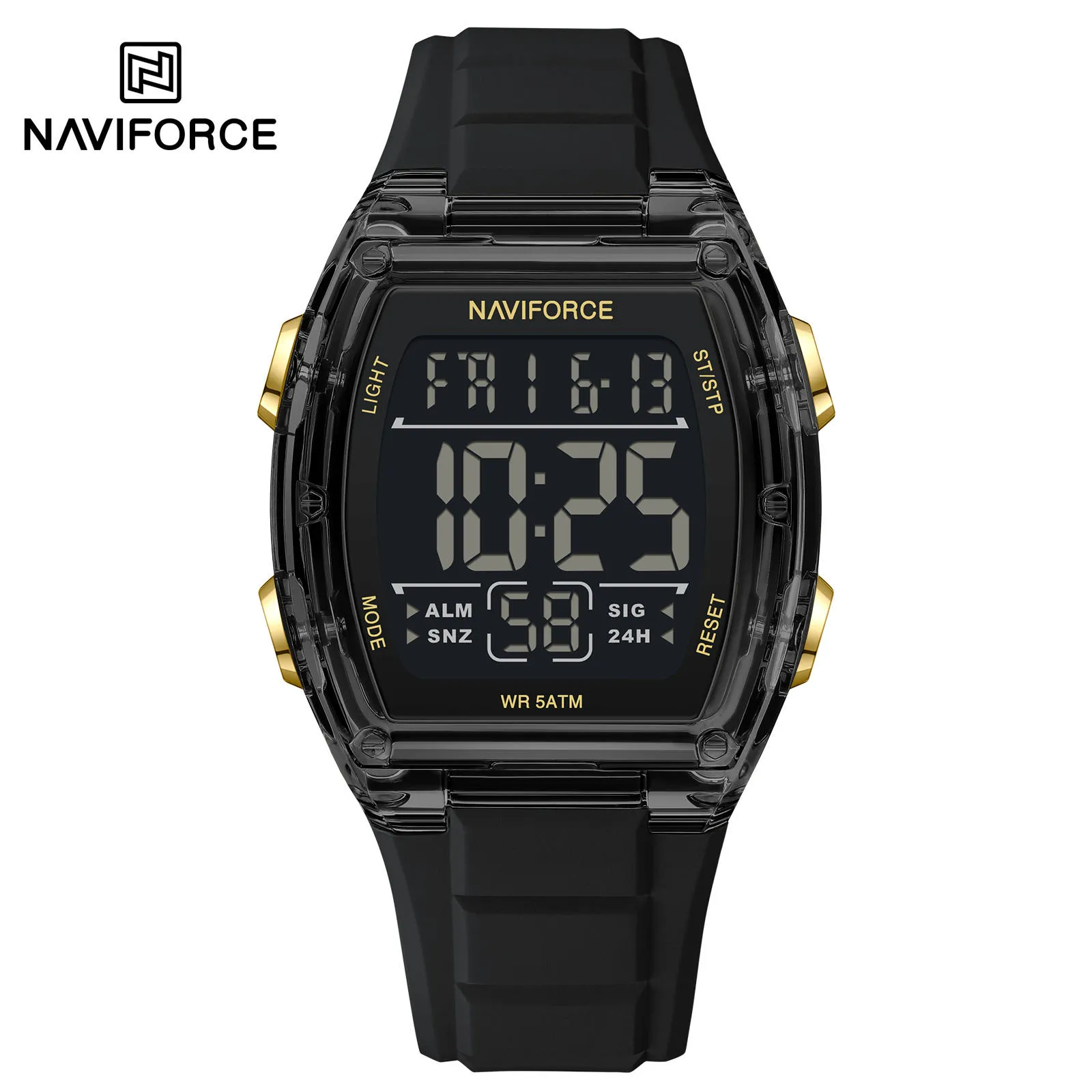 Naviforce 6106 For Men - Black Gold