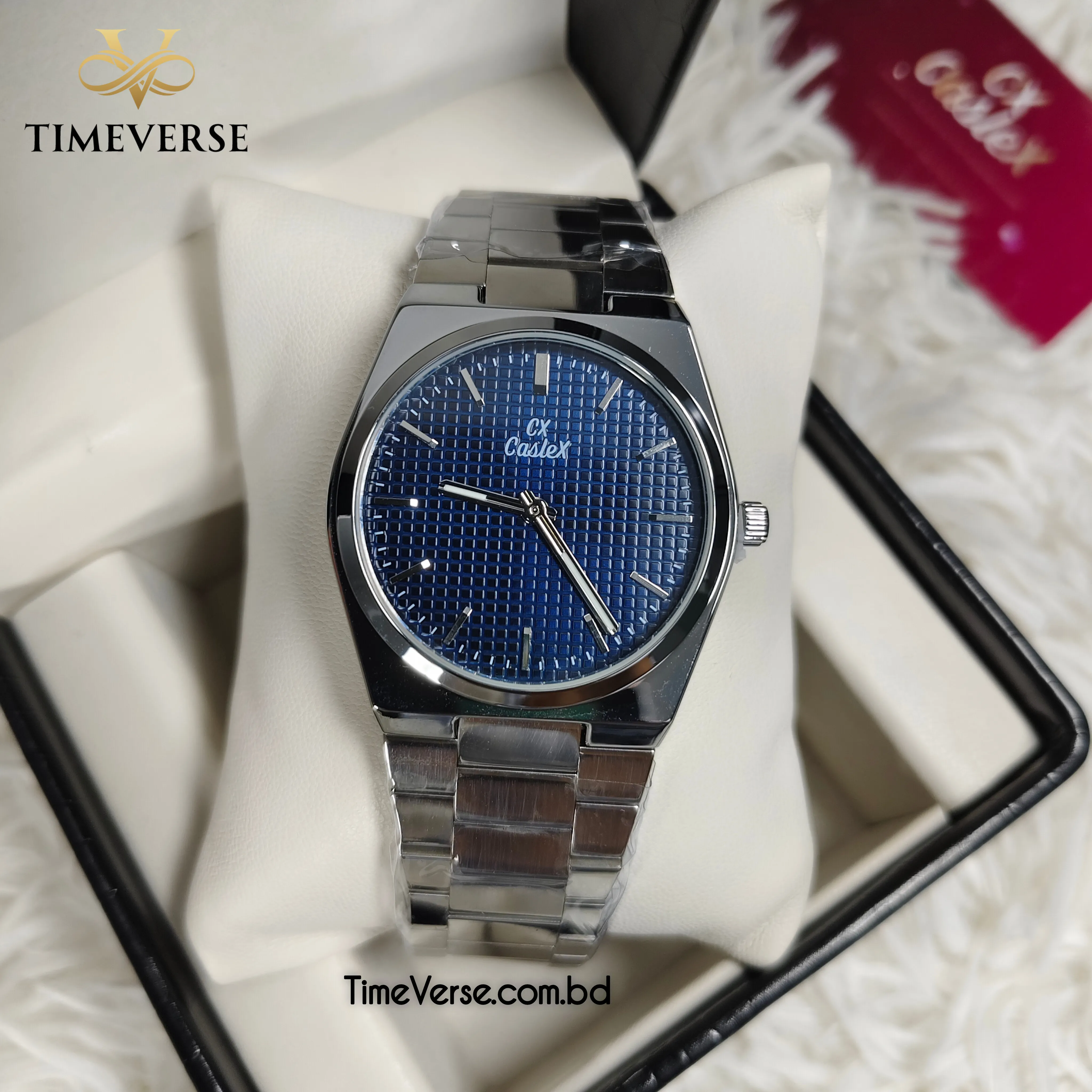 Caslex 2370 For Men - Silver Blue