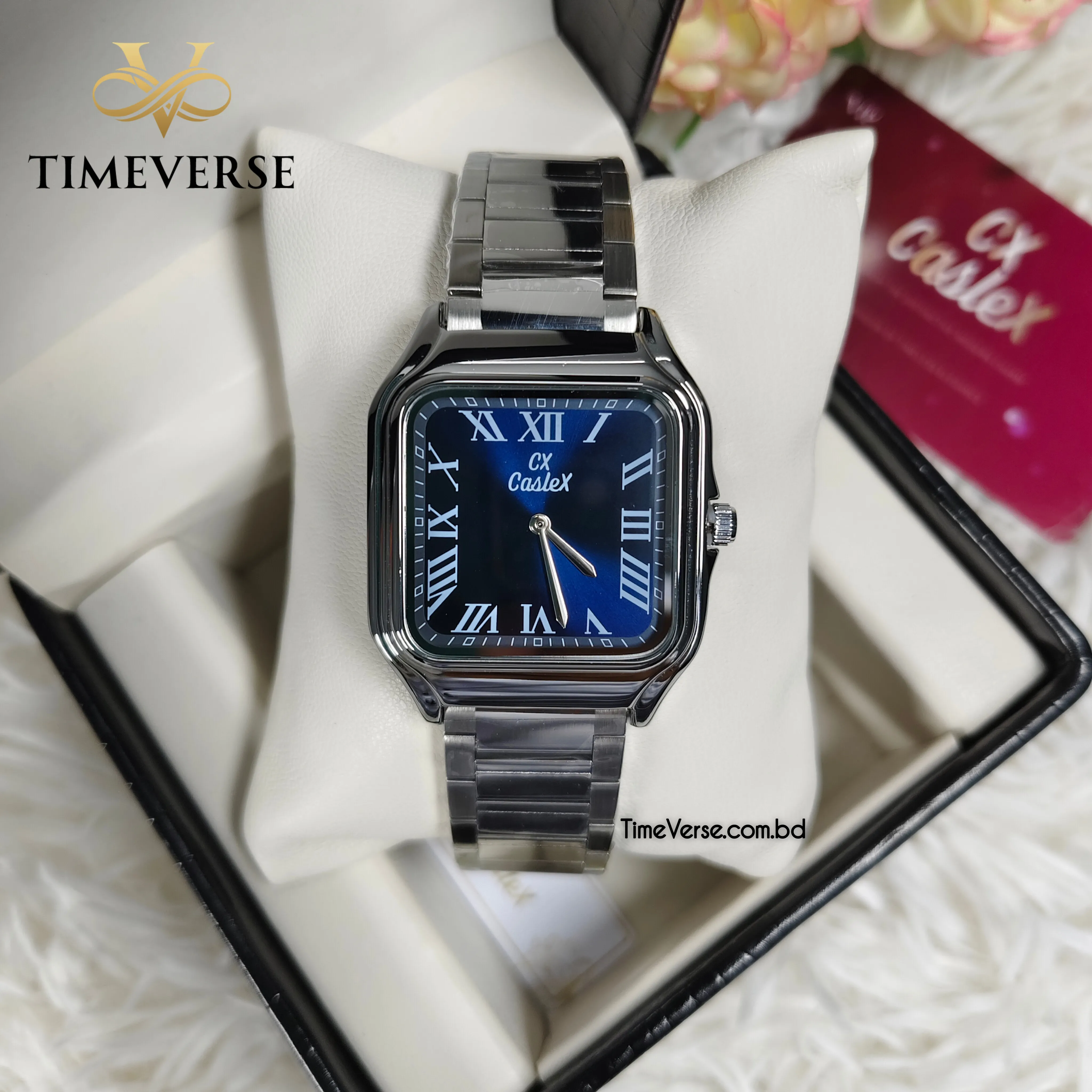 Caslex A18M For Men - Silver Blue