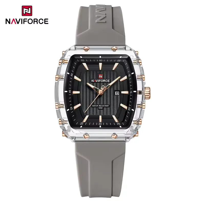 Naviforce 7124 For Women - Black Gray 