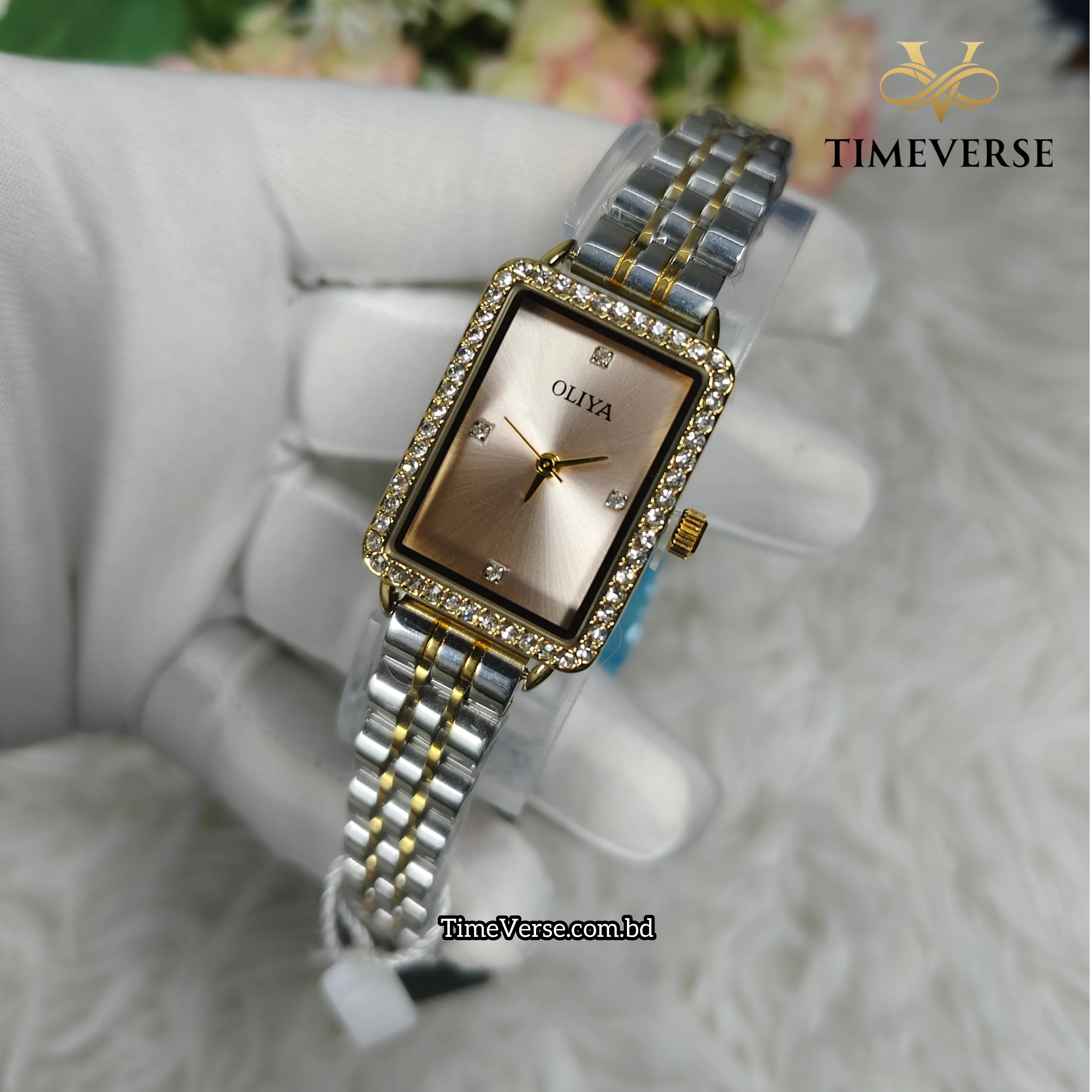 Oliya 609 Ladies Watch - Silver Gold