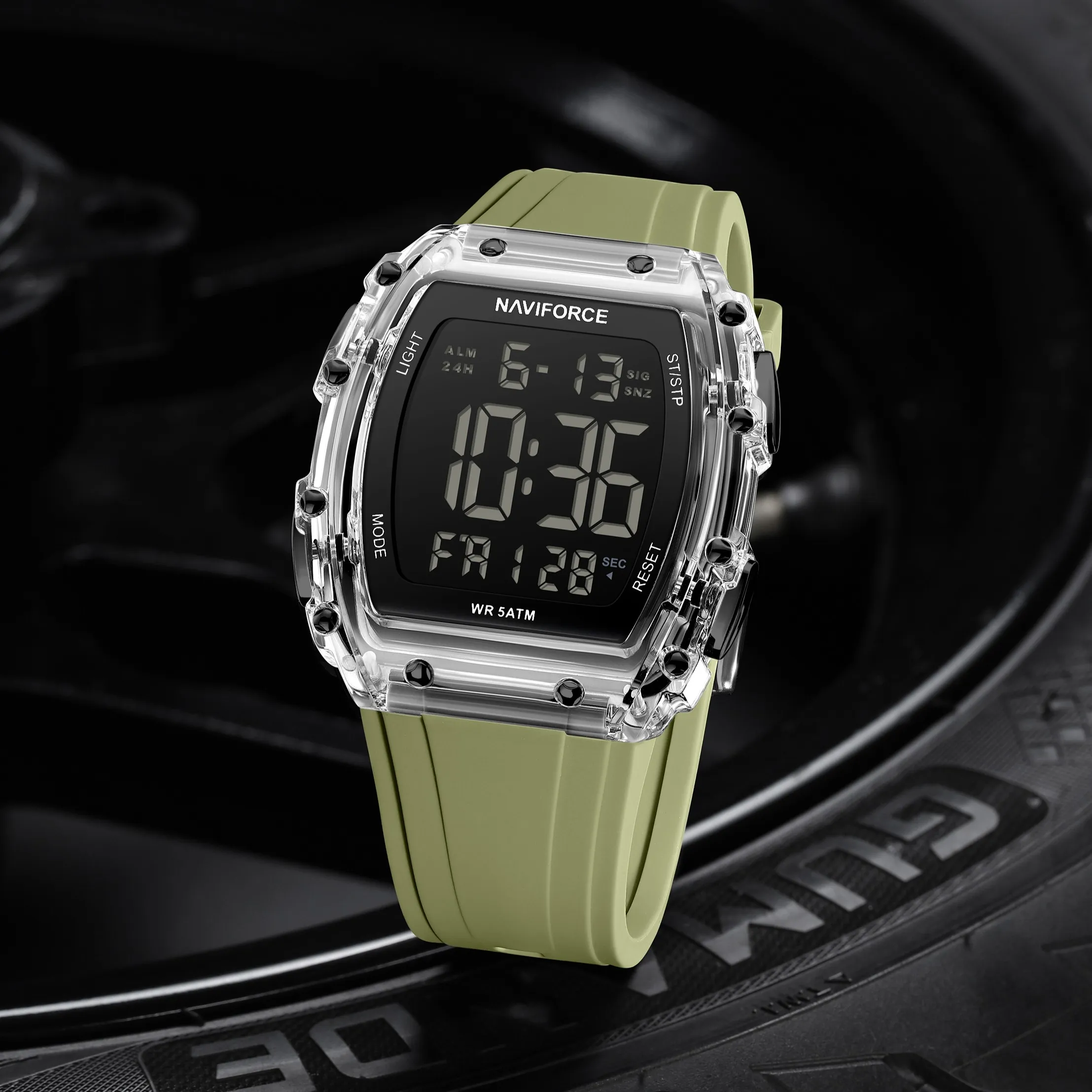 Naviforce 6107 - Green Lite