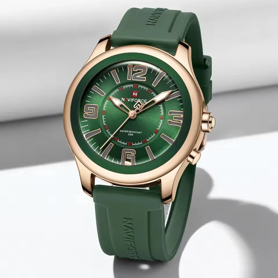 Naviforce 9256 Men's Watch - Rose Green