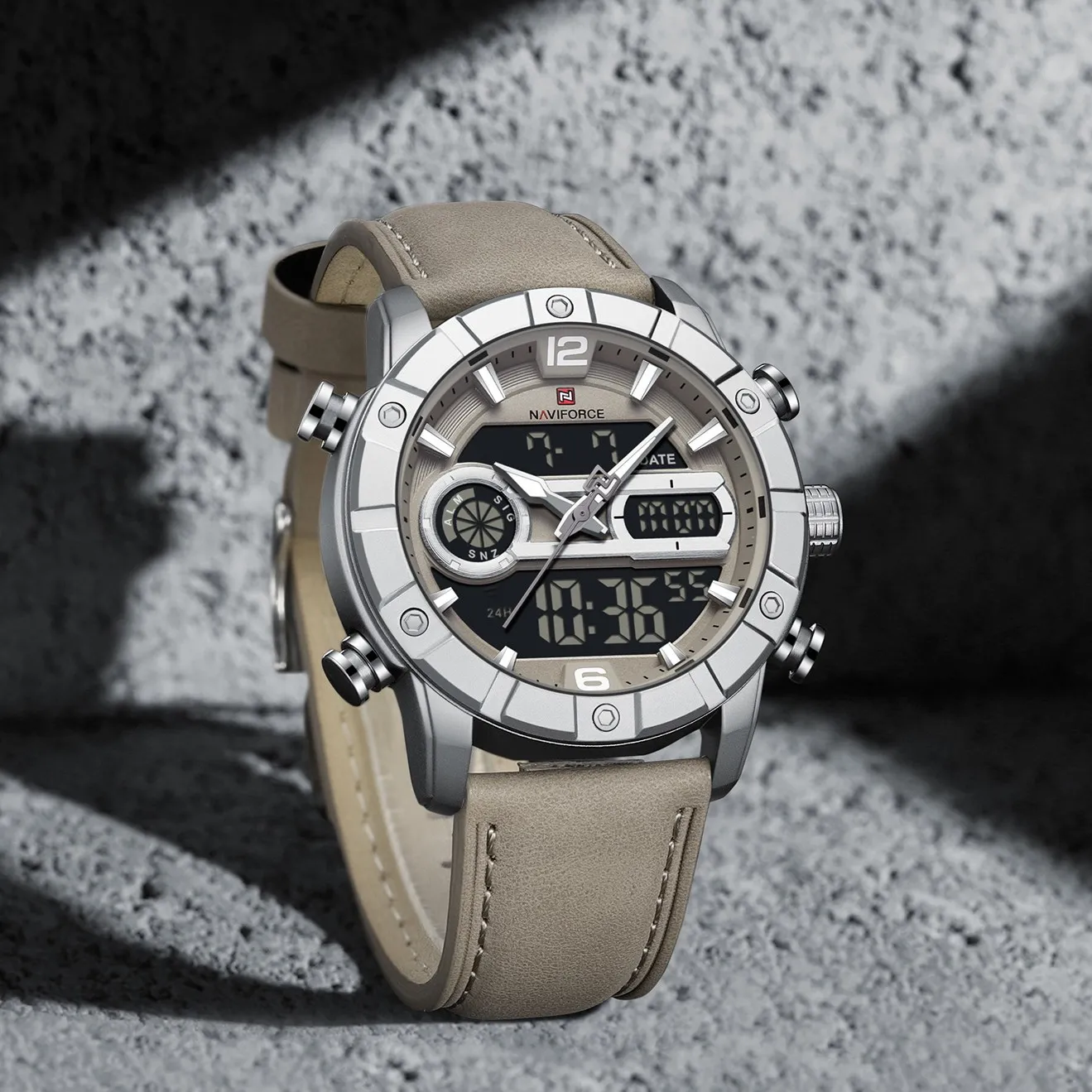 Naviforce 9263 - Silver Gray 