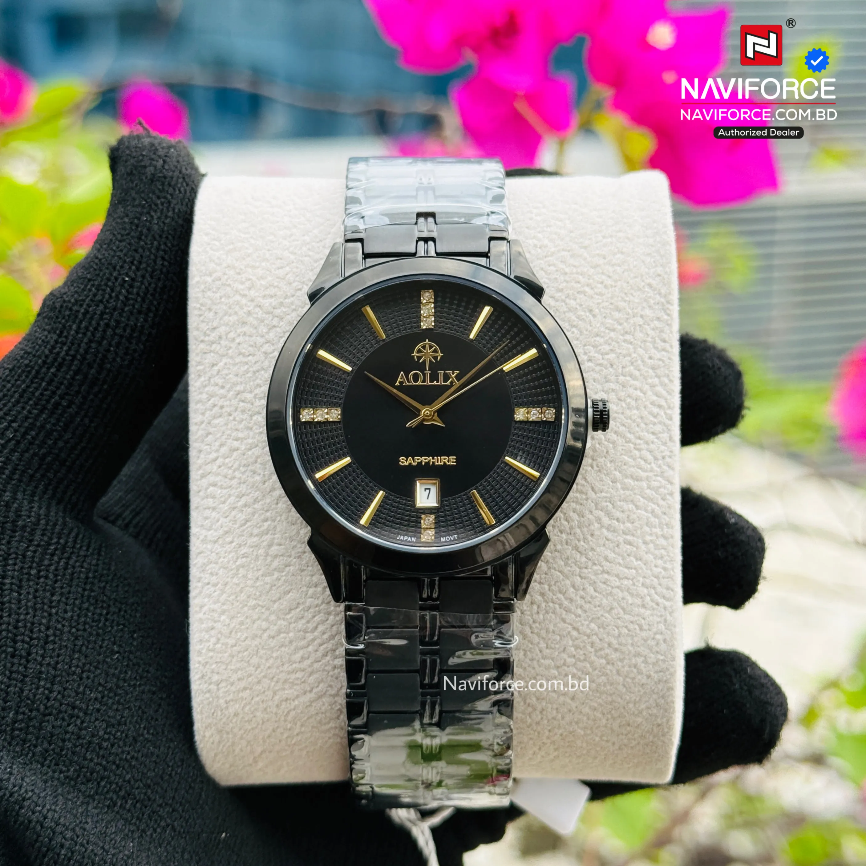 Aolix 9094 Men's Watch - Black 