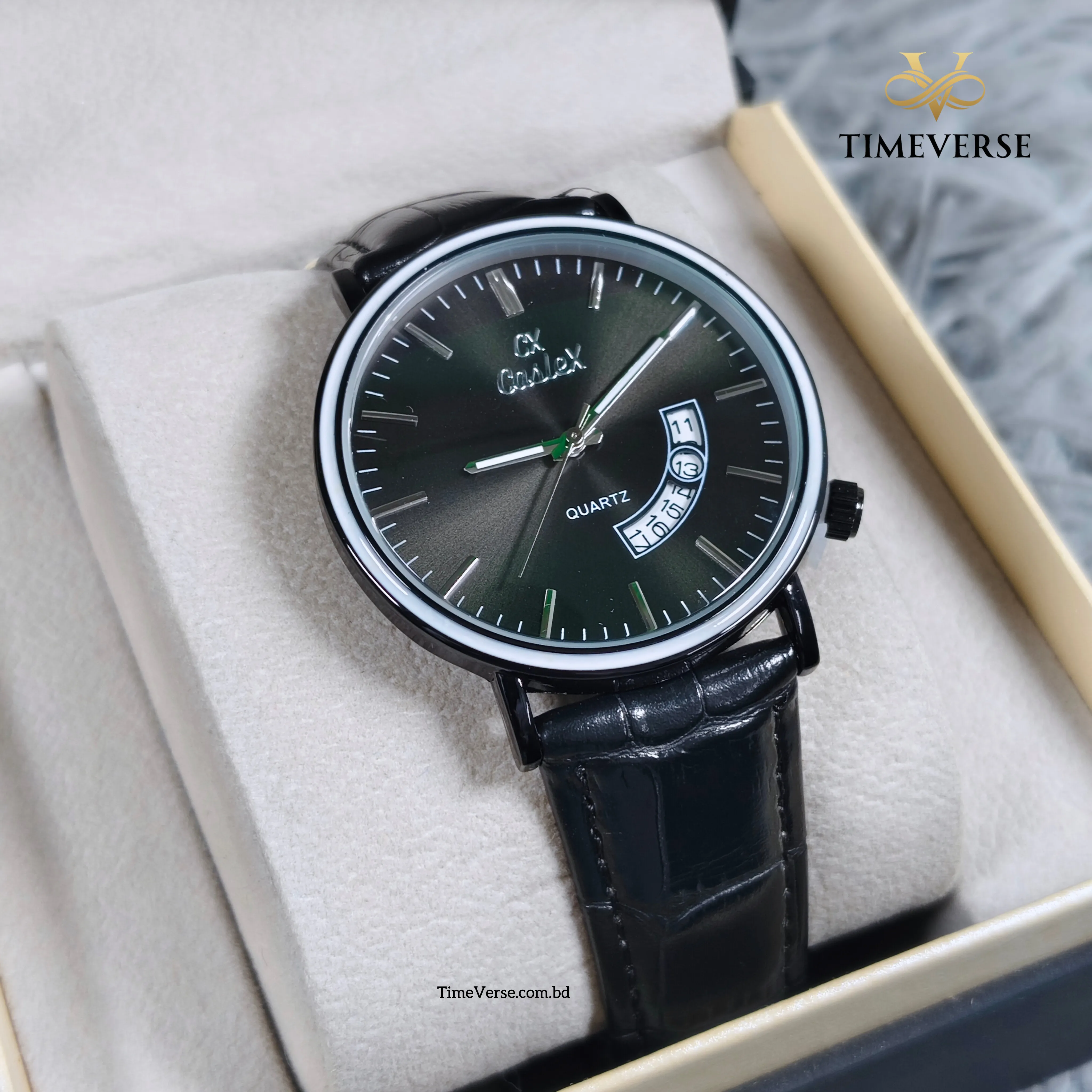 Caslex Belt Men's Watch - Black