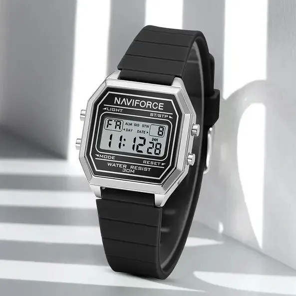 Naviforce 5063T For Women - Silver Black