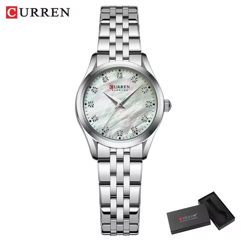 Curren 9111 Ladies Watch - Silver 