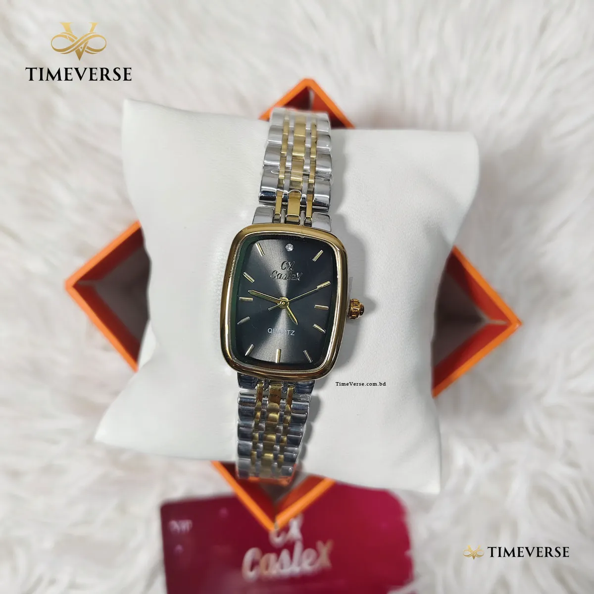 Caslex 023 Ladies Watch - Gold Black 