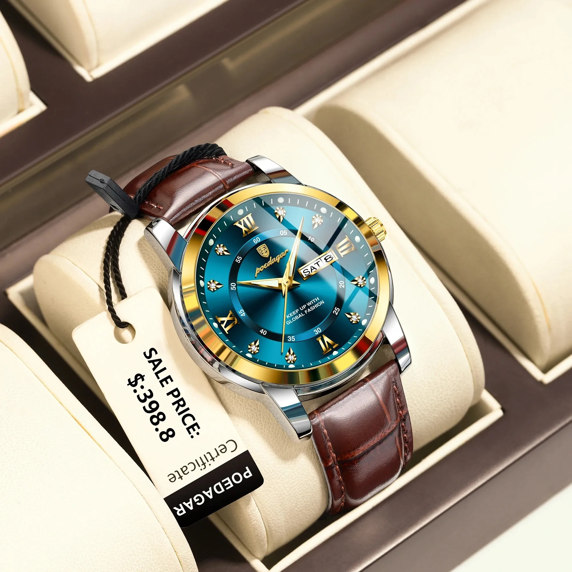 Poedagar 936 L - Brown Gold Blue