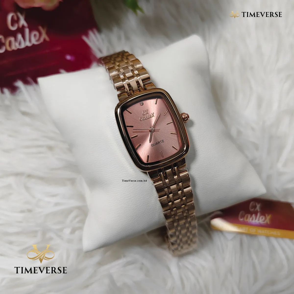 	Caslex 023 Ladies Watch - Rose Pink 
