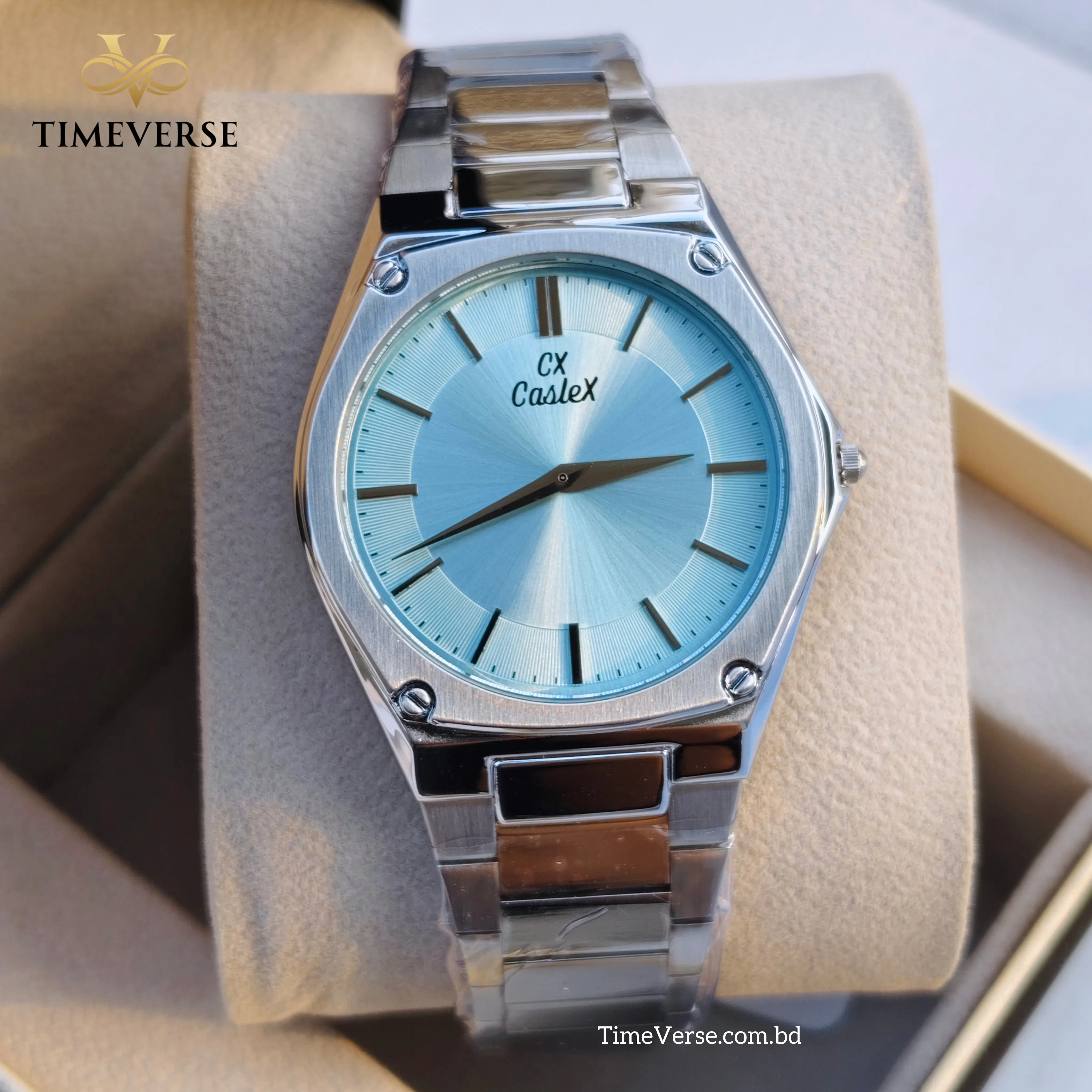 Caslex 091 For Men - Silver Lite Sky