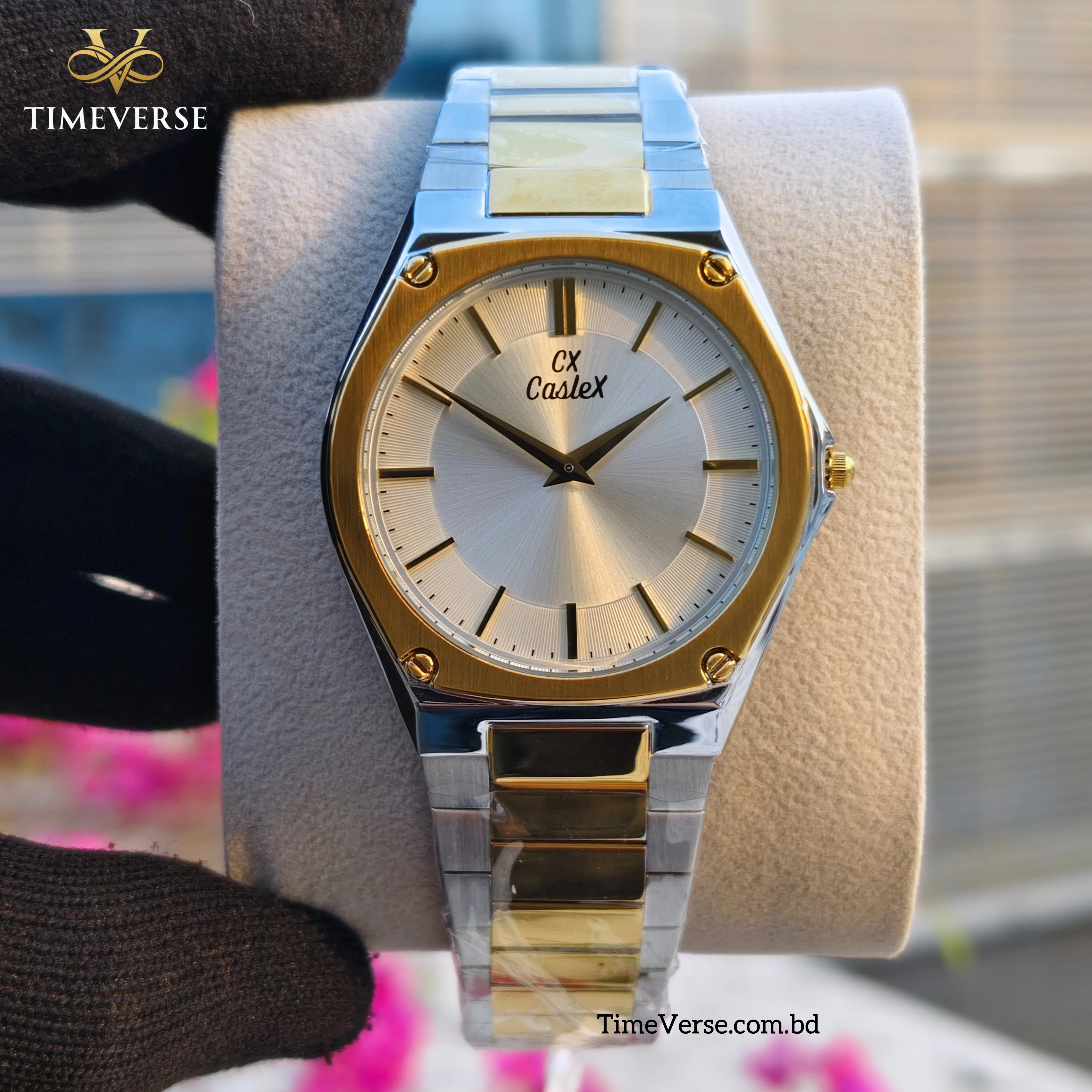 Caslex 091 For Men - Silver Gold Cream