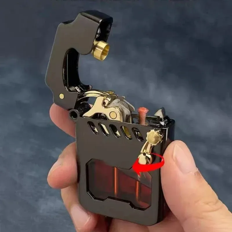 1776834950442_zorro-mecha-transparent-compartment-semi-automatic-kerosene-lighter-creative-gift-for-men-6.webp