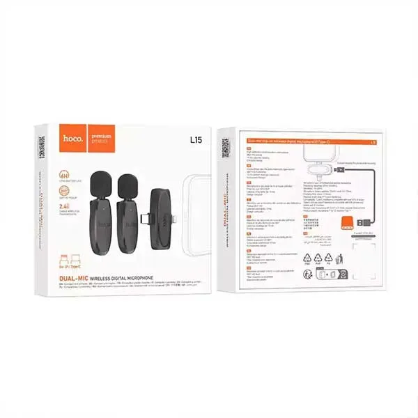 1776840370141_hoco-l15-type-c-lightning-dual-mic-lavalier-wireless-microphone-4.webp