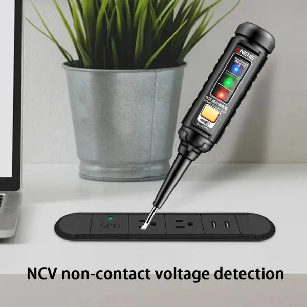 Tester Pen Highlight Color Light Professional AC Voltage Detection Electrician Screwdriver Testing Tools - GadStyle BD