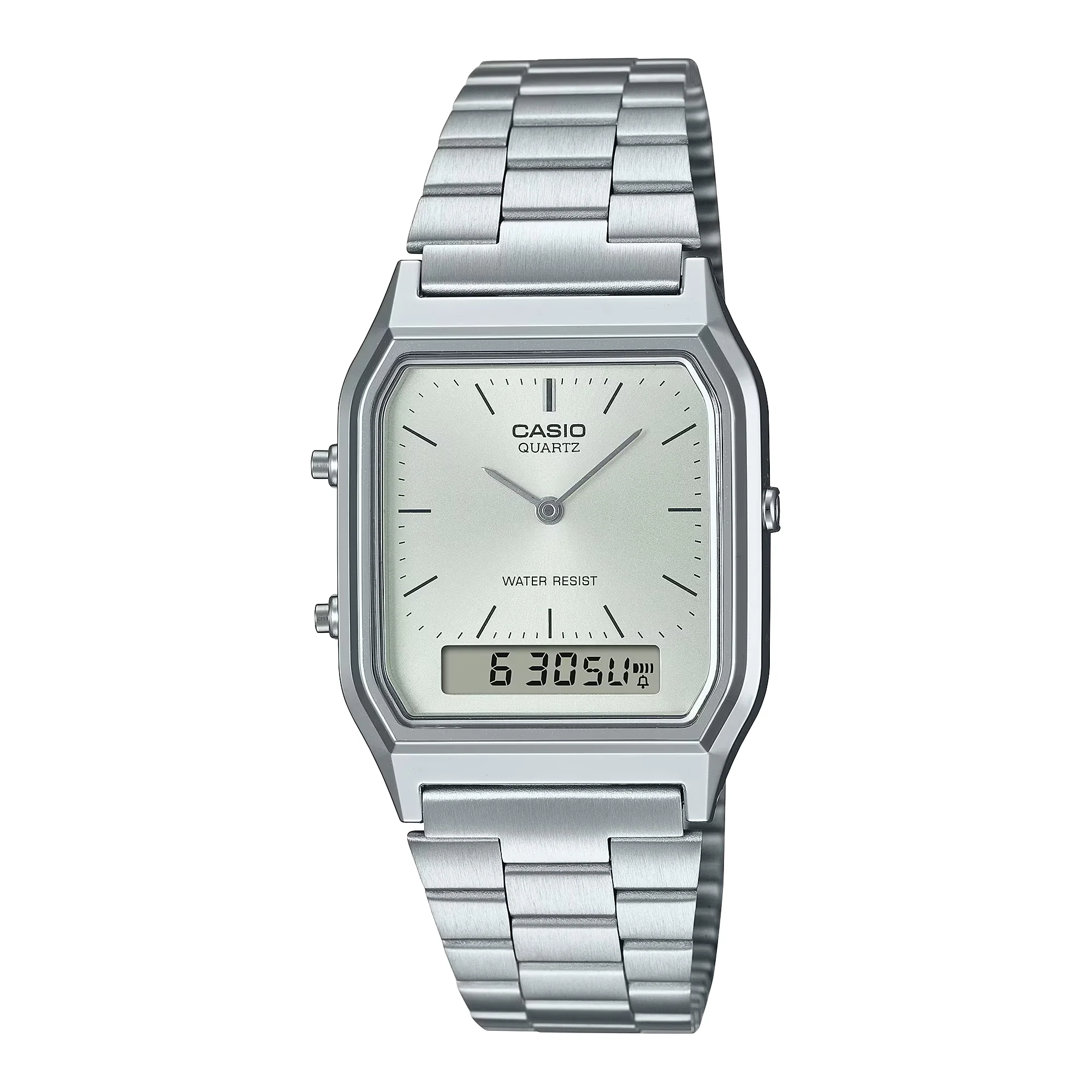 WW0483 Casio Vintage Dual Time Chain Watch AQ-230A-7AMQYDF