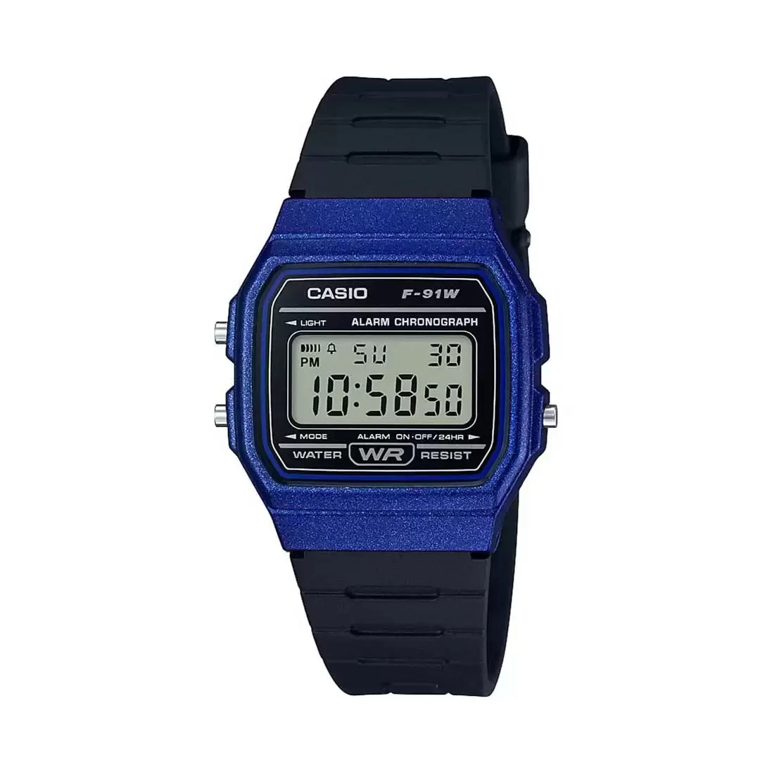 WW1407 Casio Vintage Digital Resin Belt Watch F-91WM-2ADF