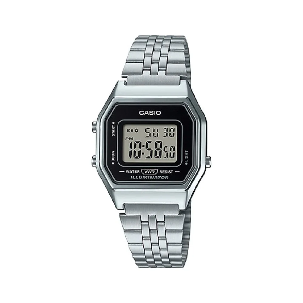 WW1493 Casio Vintage Digital Ladies Chain Watch LA680WA-1DF