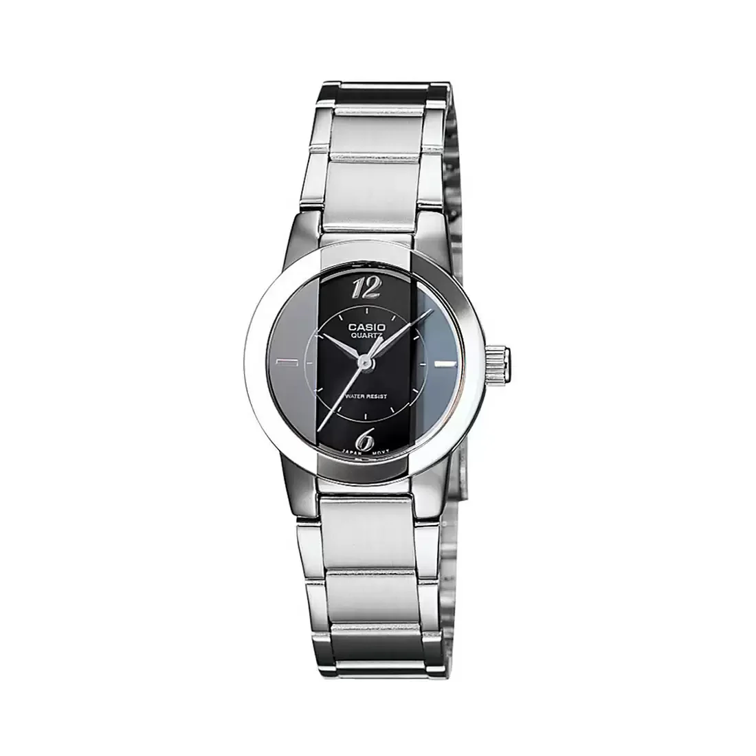 WW1582 Casio Enticer Ladies Silver Chain Watch LTP-1230D-1CDF