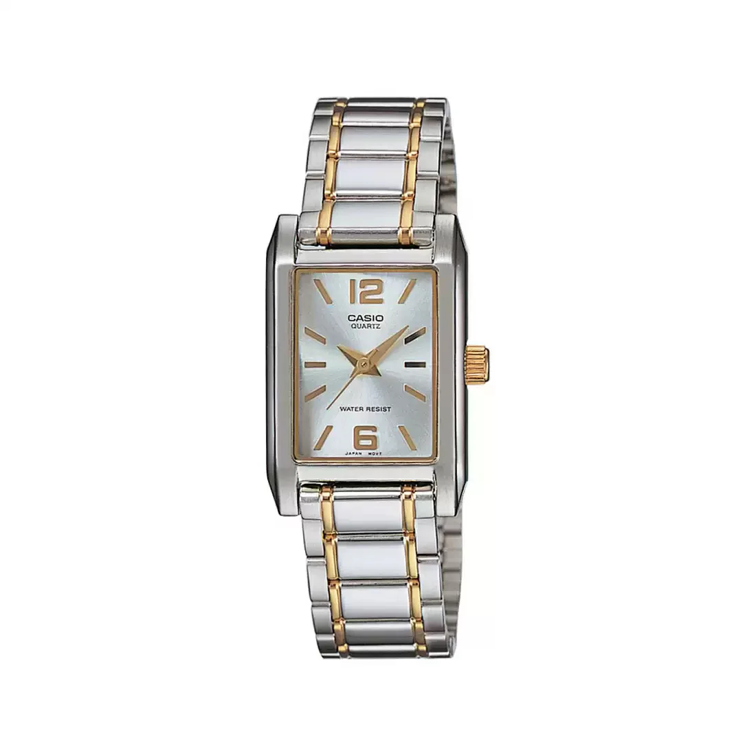 WW1067 Casio Enticer Two Tone Ladies Chain Watch LTP-1235SG-7ADF