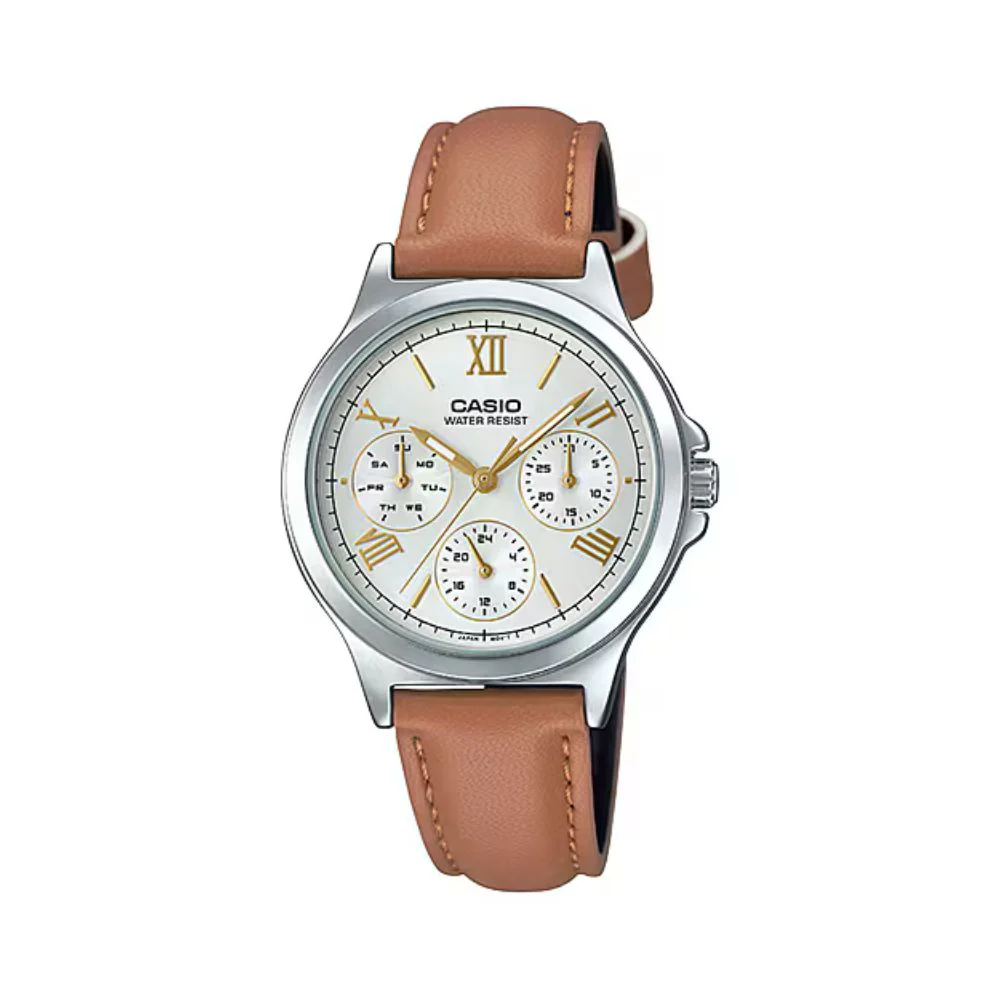 WW2584 Casio Enticer Multifunction Ladies Belt Watch LTP-V300L-7A2UDF