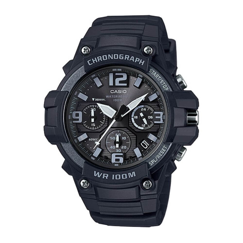 WW0527 Casio Youth Chronograph Sports Resin Belt Watch MCW-100H-1A3VDF