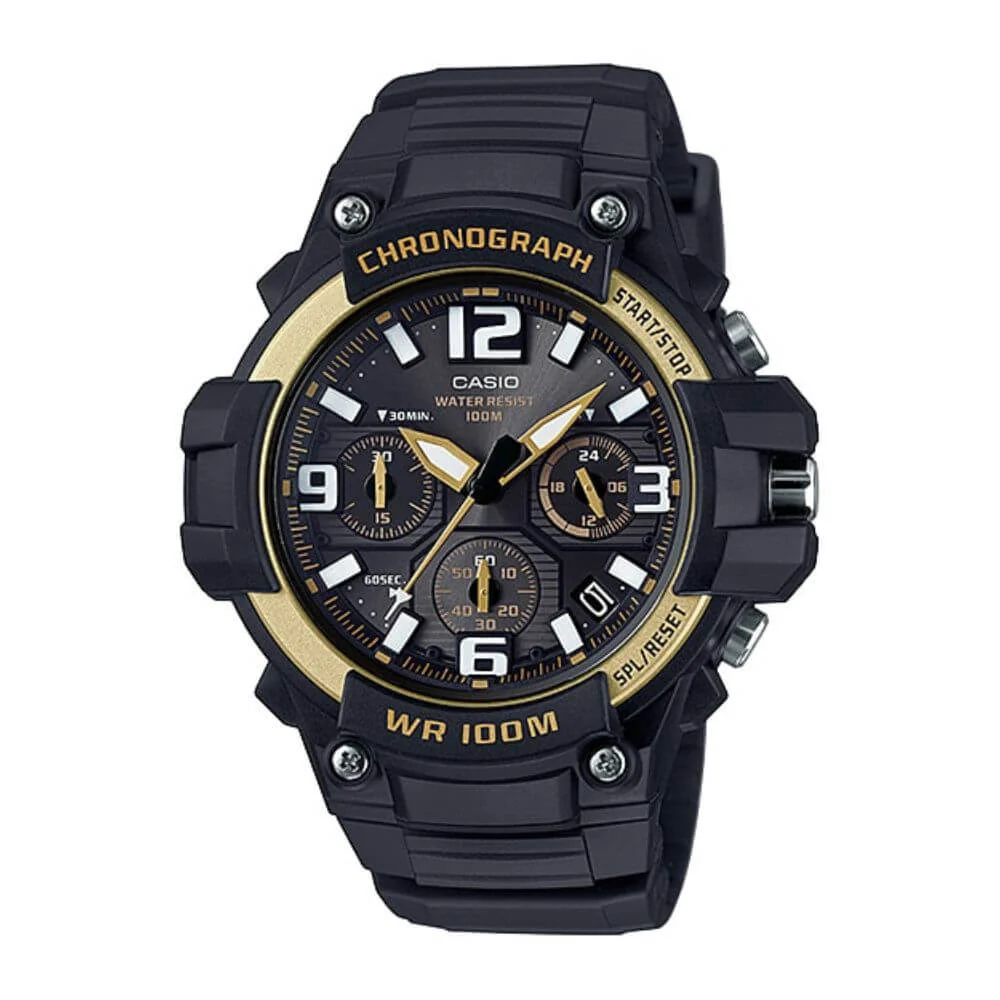 WW0531 Casio Youth Chronograph Sports Resin Belt Watch MCW-100H-9A2VDF