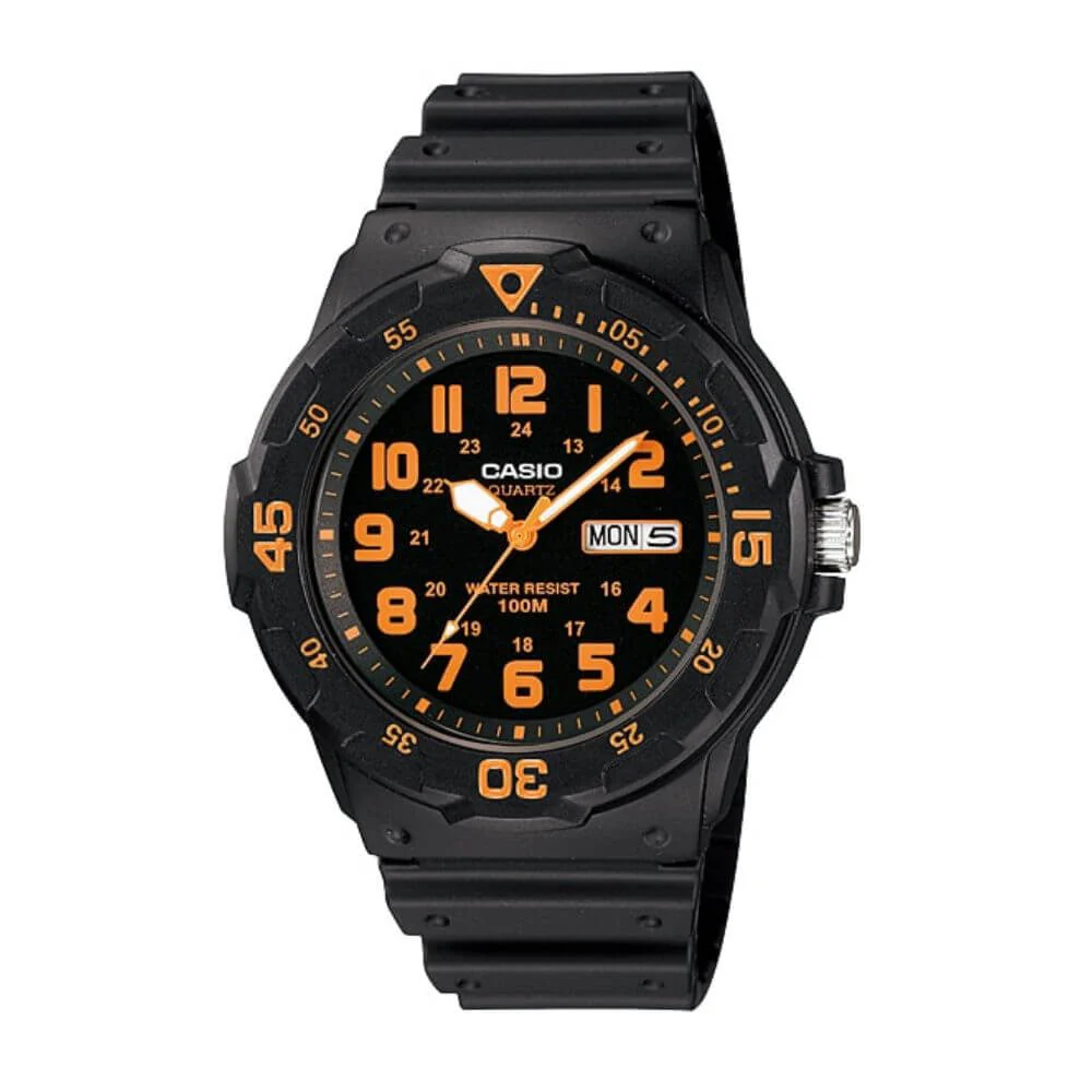 WW1252 Casio Youth Day Date Resin Belt Watch MRW-200H-4BVDF