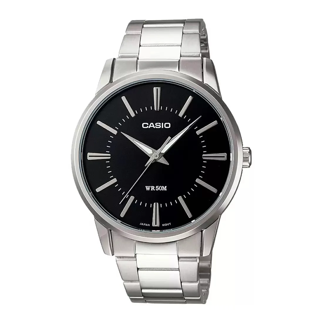 WW0407 Casio Enticer Silver Chain Watch MTP-1303D-1AVDF
