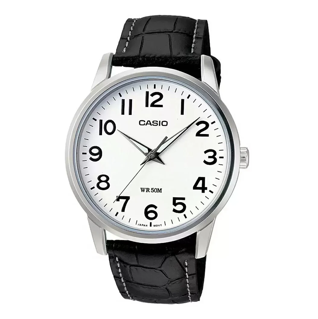 WW0079 Casio Enticer Leather Belt Watch MTP-1303L-7BVDF