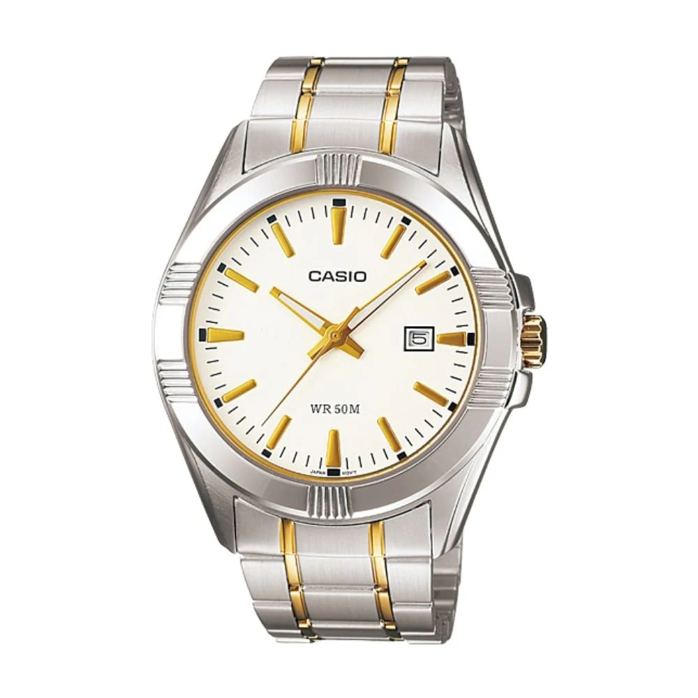 WW1211 Casio Enticer Date Chain Watch MTP-1308SG-7AVDF