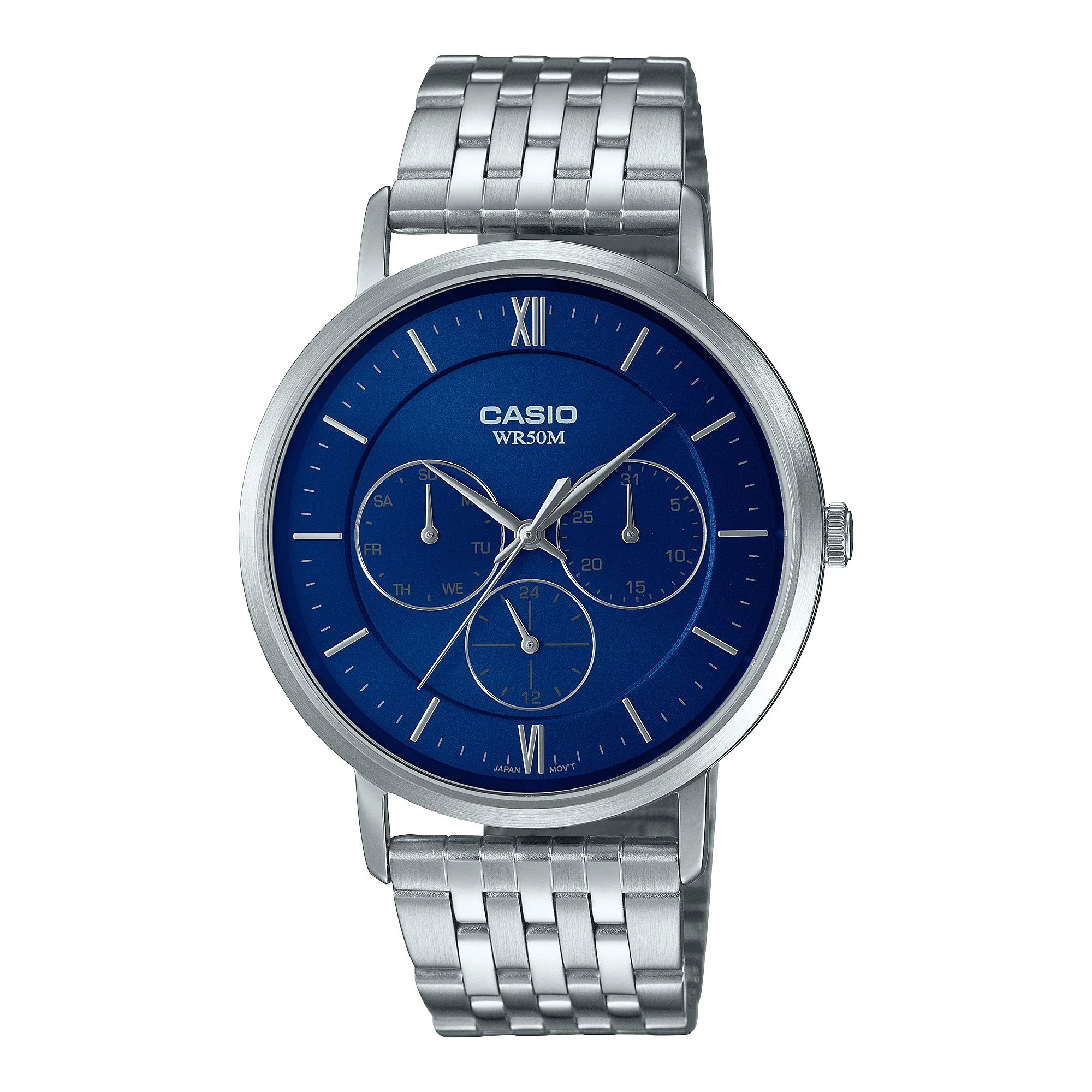 WW2514 Casio Enticer Multifunction Chain Watch MTP-B300D-2AVDF