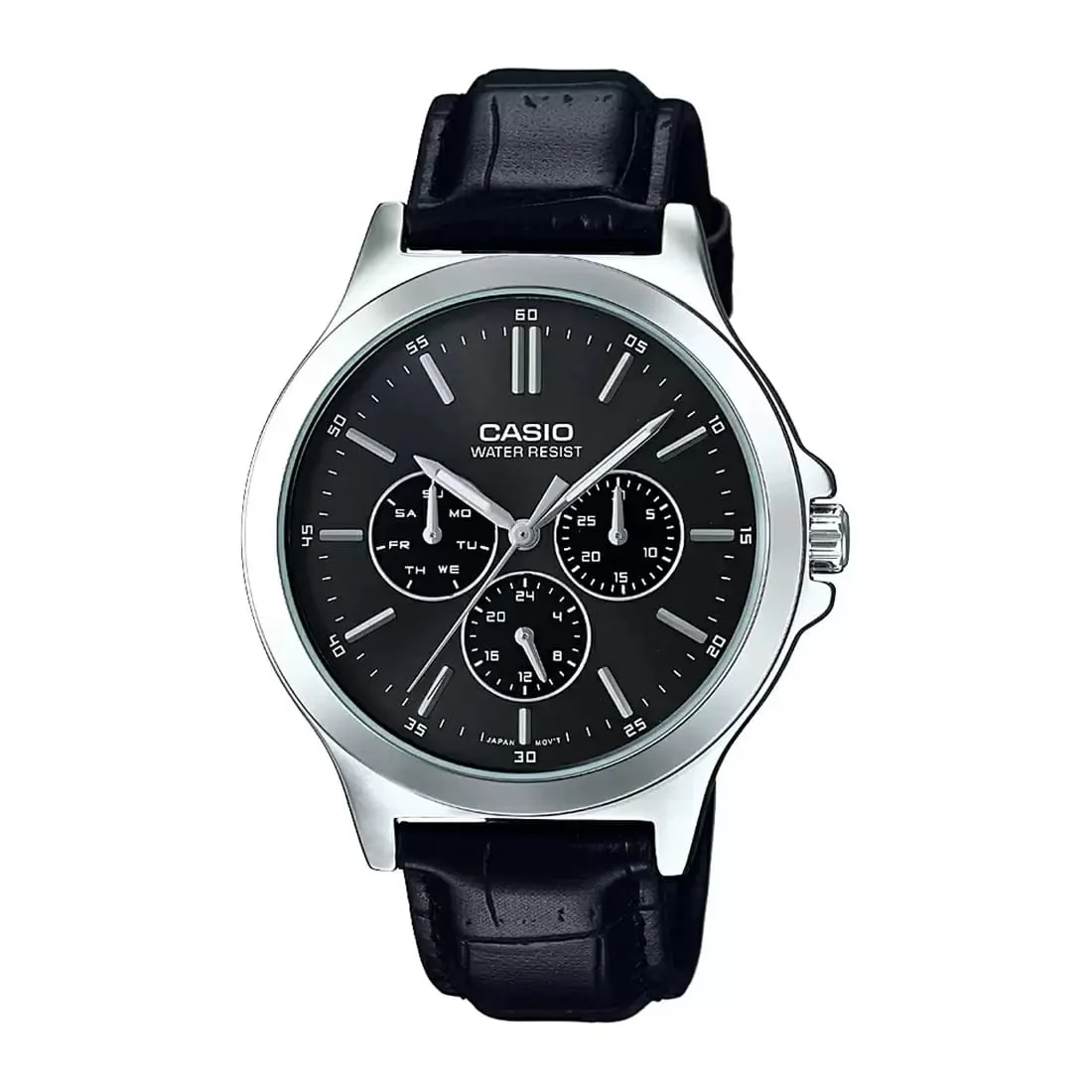 WW0180 Casio Enticer Multifunction Silver Belt Watch MTP-V300L-1AUDF