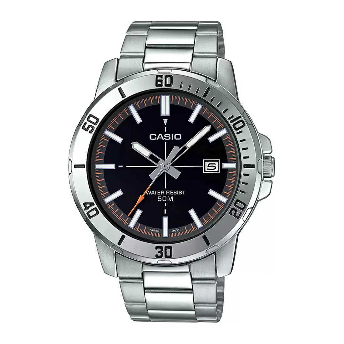 WW0006 Casio Enticer Date Chain Watch MTP-VD01D-1E2VUDF
