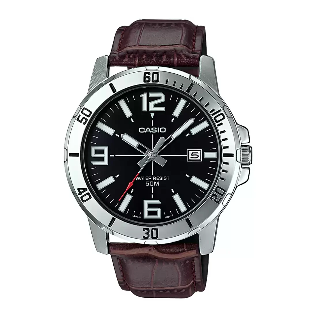 WW0134 Casio Enticer Date Belt Watch MTP-VD01L-1BVUDF
