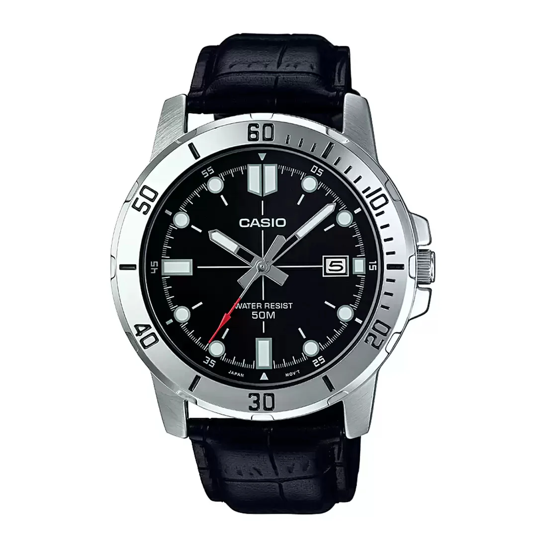 WW0135 Casio Enticer Date Belt Watch MTP-VD01L-1EVUDF