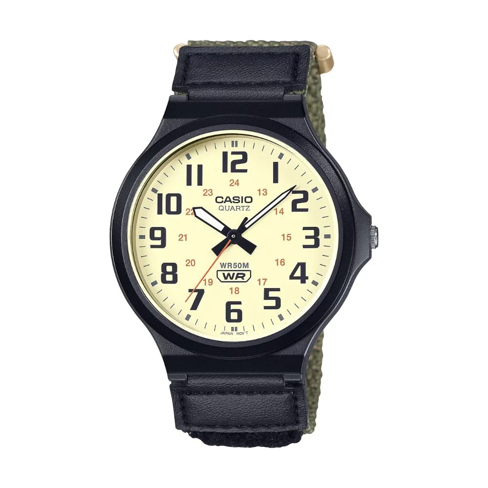 WW2531 Casio Youth Nylon Belt Watch MW-240B-3BVDF