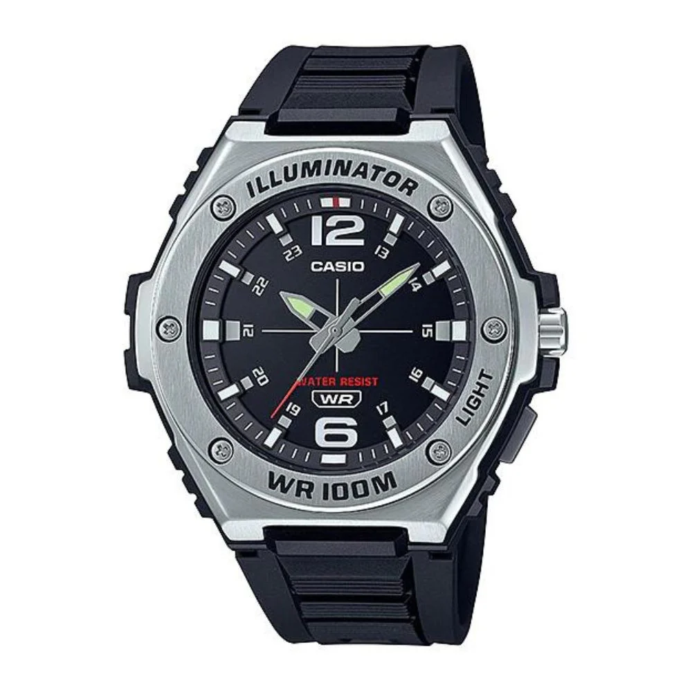 WW1557 Casio Youth Illuminator Resin Belt Watch MWA-100H-1AVDF