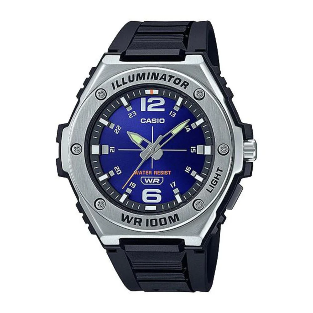 WW1558 Casio Youth Illuminator Resin Belt Watch MWA-100H-2AVDF