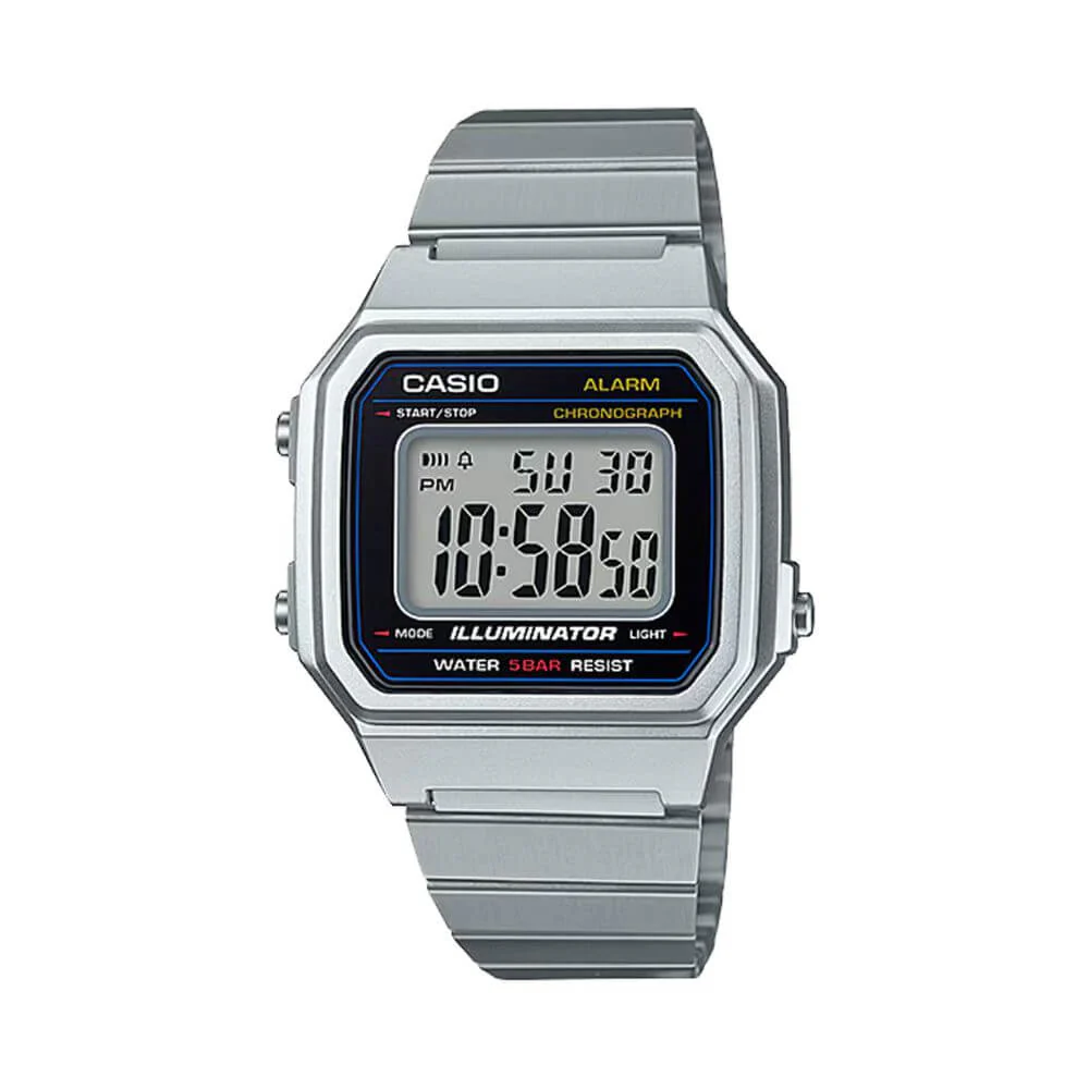 WW2929 Casio Vintage Digital Chain Watch B650WD-1ADF