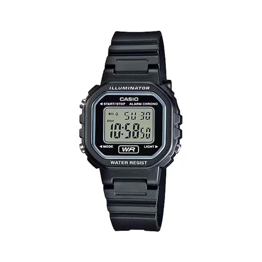 WW2697 Casio Youth Digital Ladies Resin Belt Watch LA-20WH-1ADF