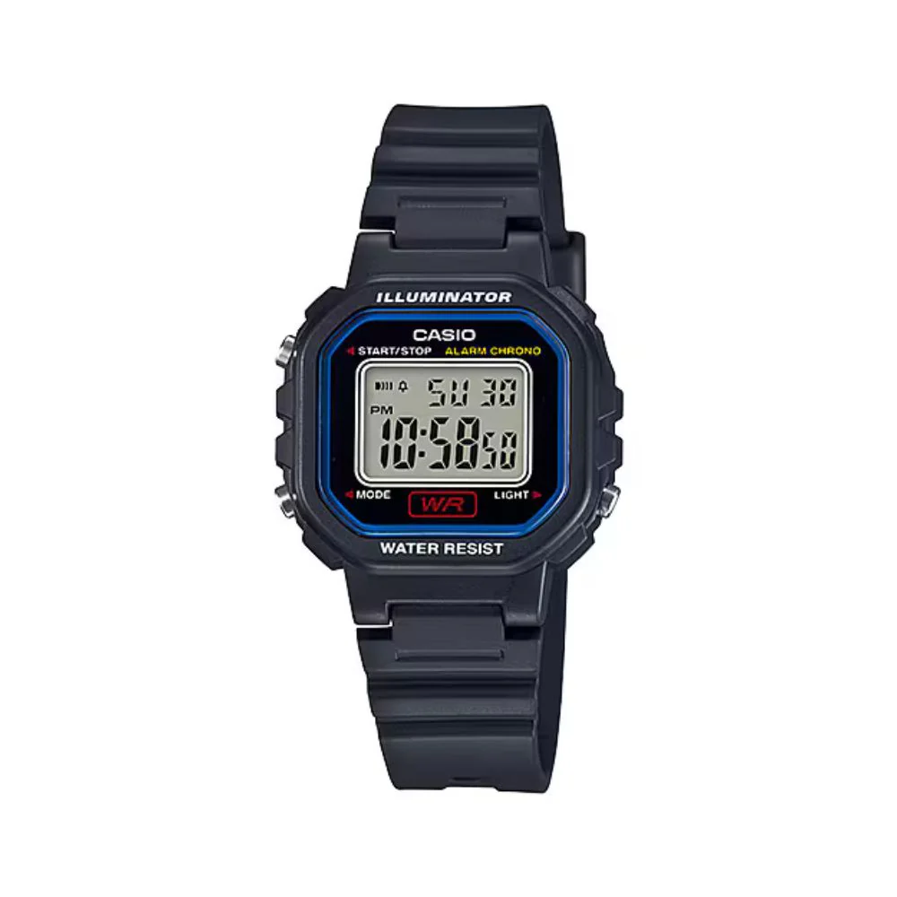 WW2699 Casio Youth Digital Ladies Resin Belt Watch LA-20WH-1CDF